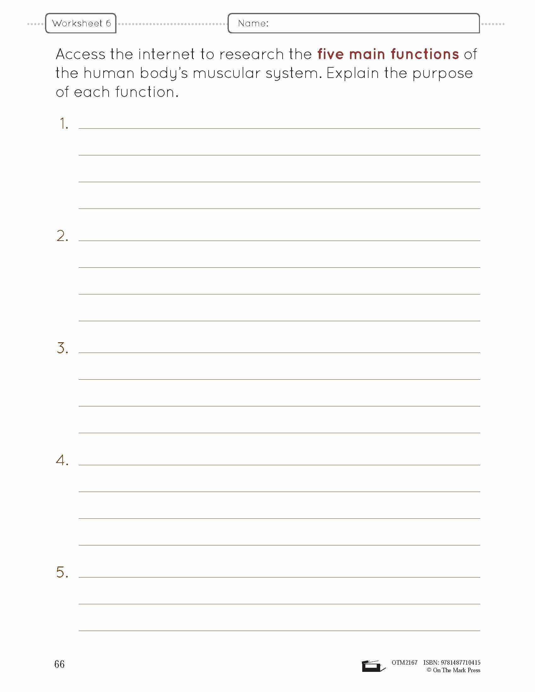 Systems in the Body e-Lesson Plan Grade 8