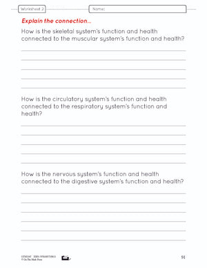 Body Systems at Work e-Lesson Plan Grade 8