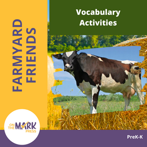 Farmyard Friends - 5 Vocabulary Activities Prek-K