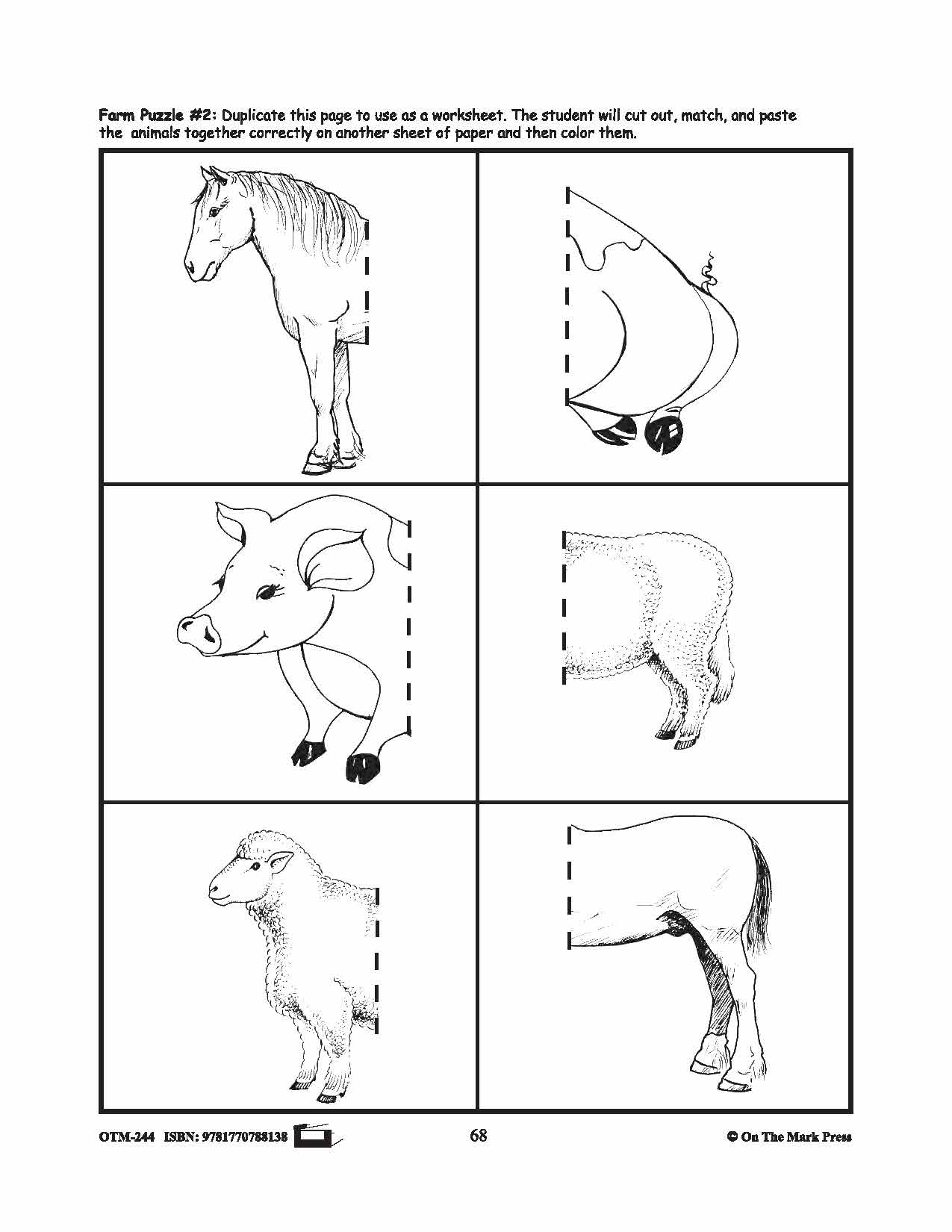 Farmyard Friends - Phonics & Puzzle Activities Prek-K