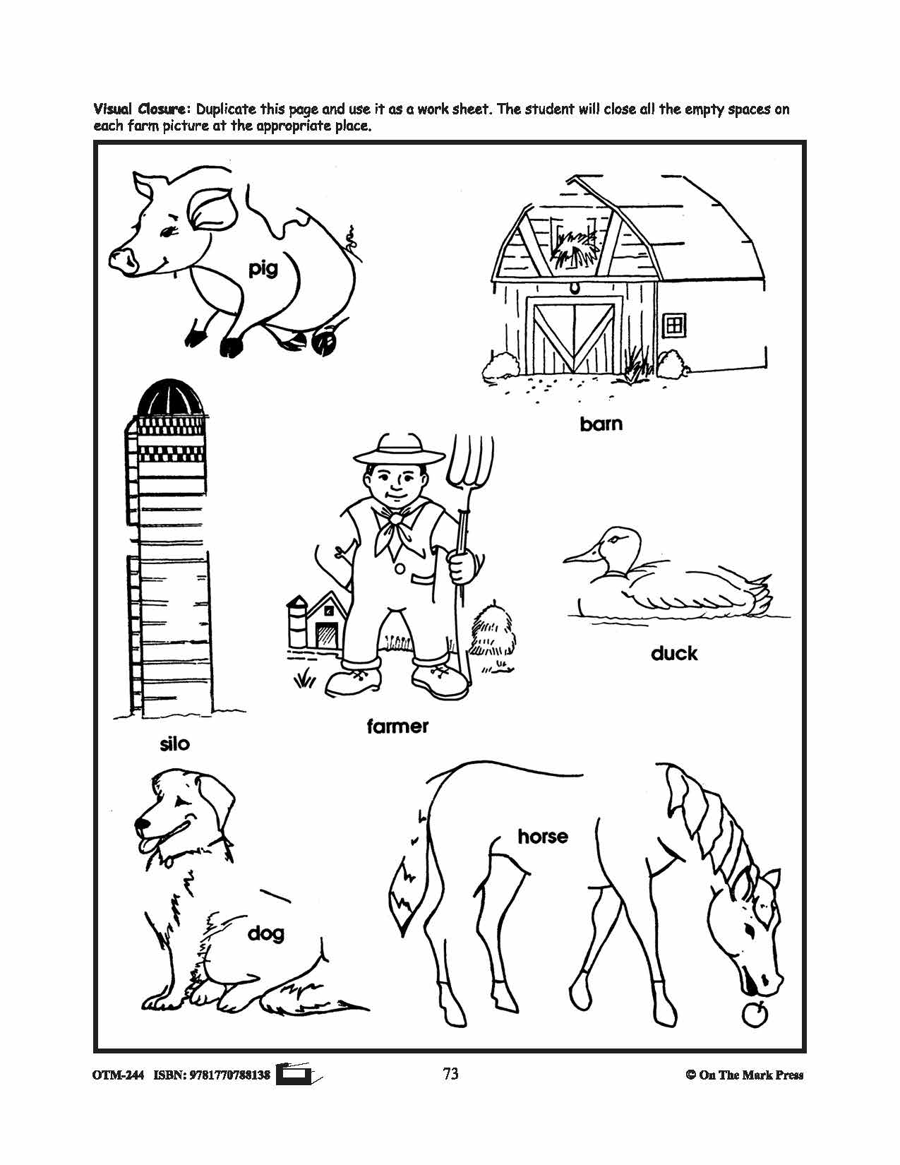 Farmyard Friends - 8 Fun Activities Prek-K