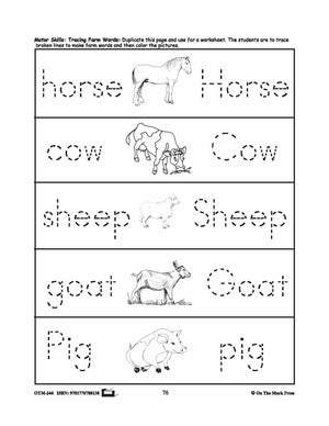 Farmyard Friends - 8 Fun Activities Prek-K