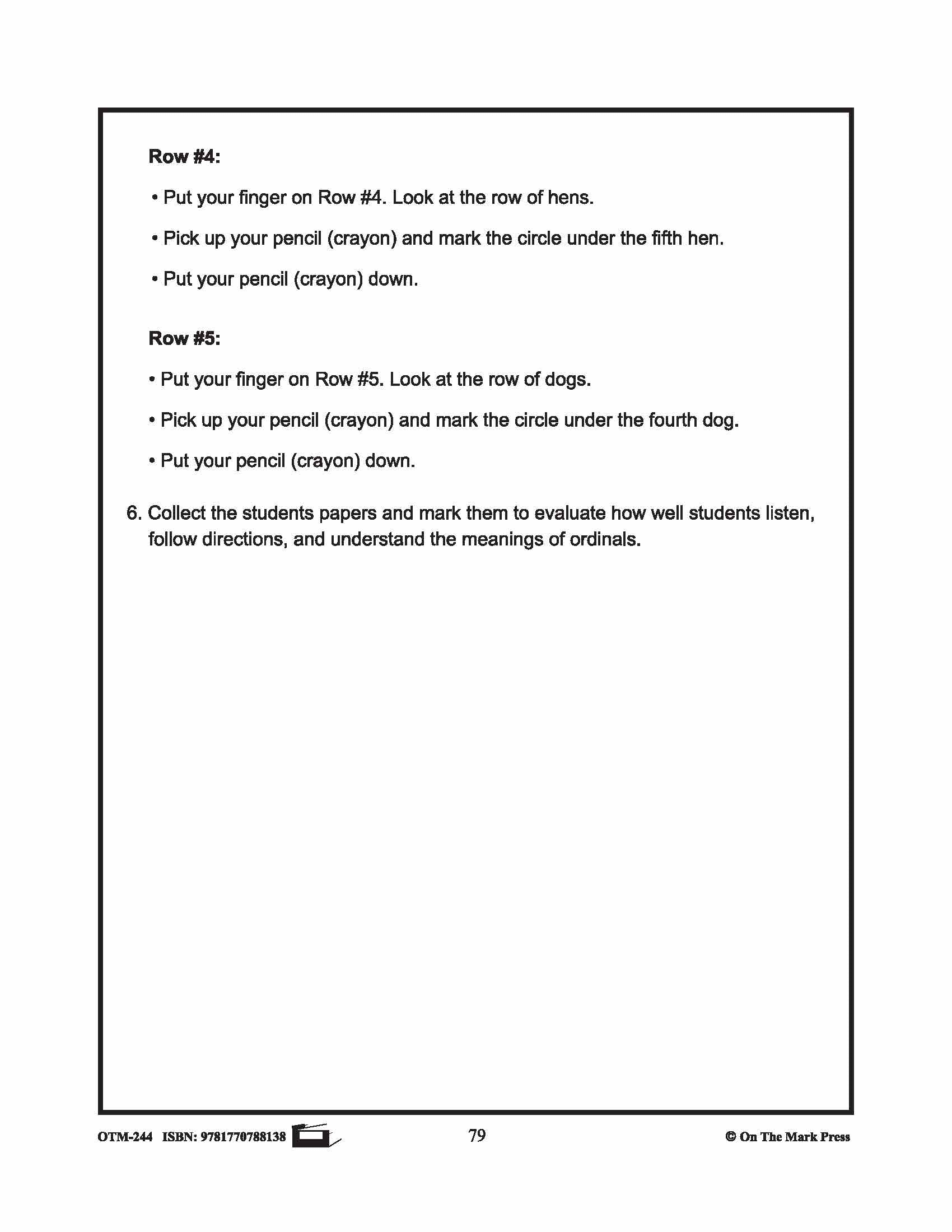 Farmyard Friends - Listening & Following Directions Prek-K