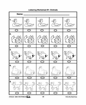 Farmyard Friends - Listening & Following Directions Prek-K