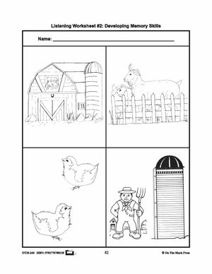 Farmyard Friends - Listening & Following Directions Prek-K