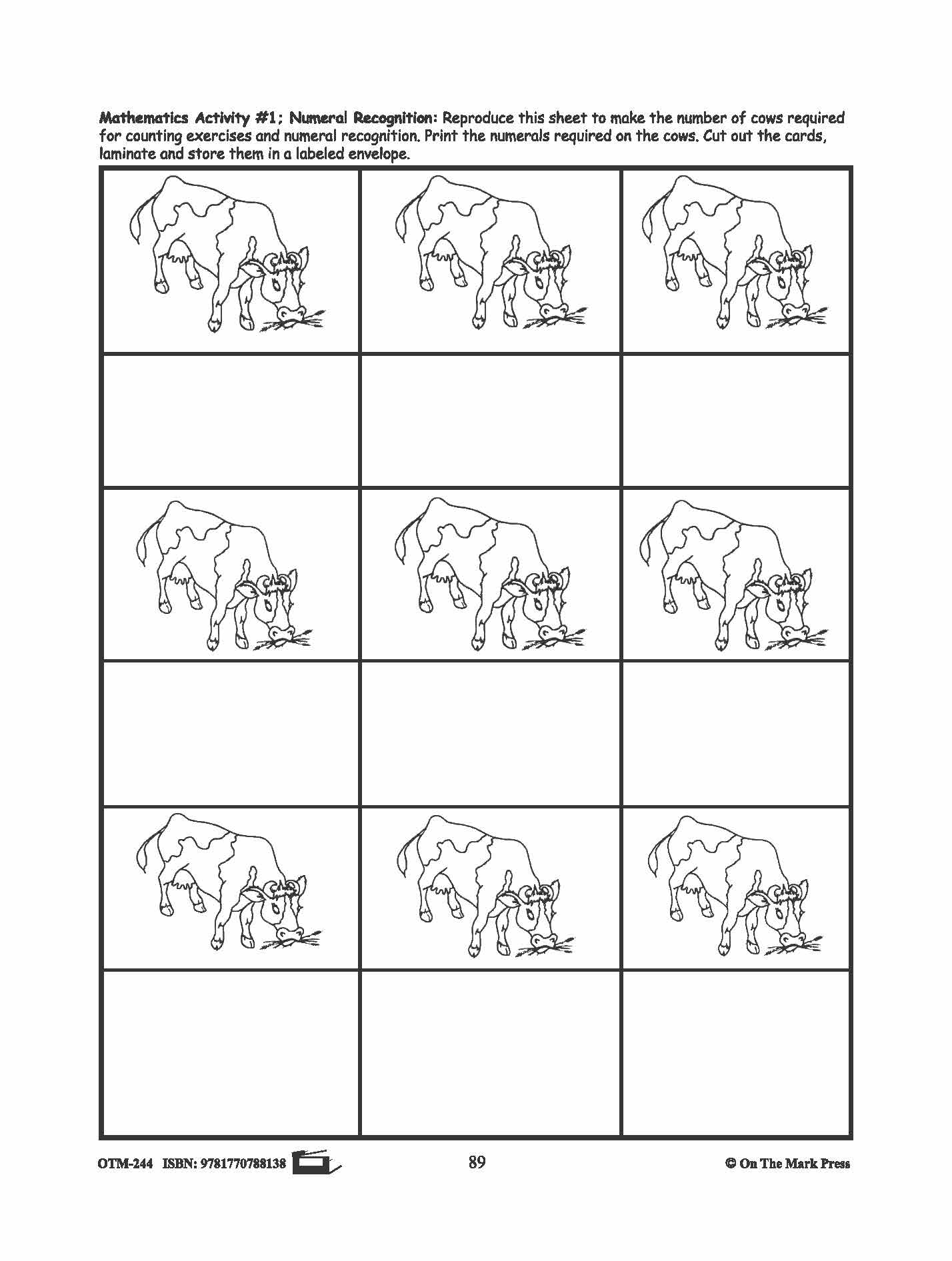 Farmyard Friends - Math Activities Prek-K