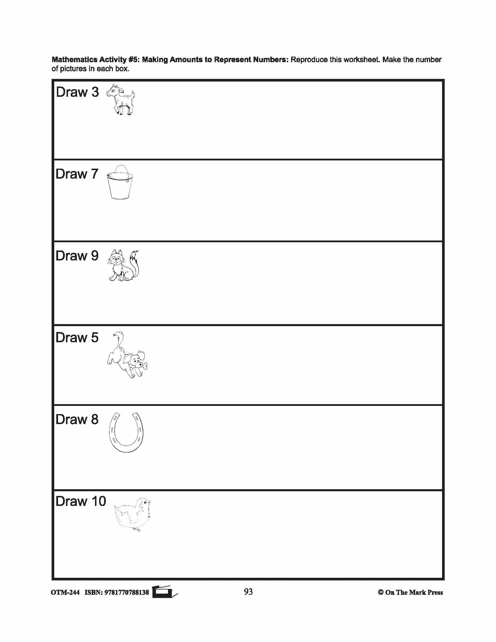 Farmyard Friends - Math Activities Prek-K
