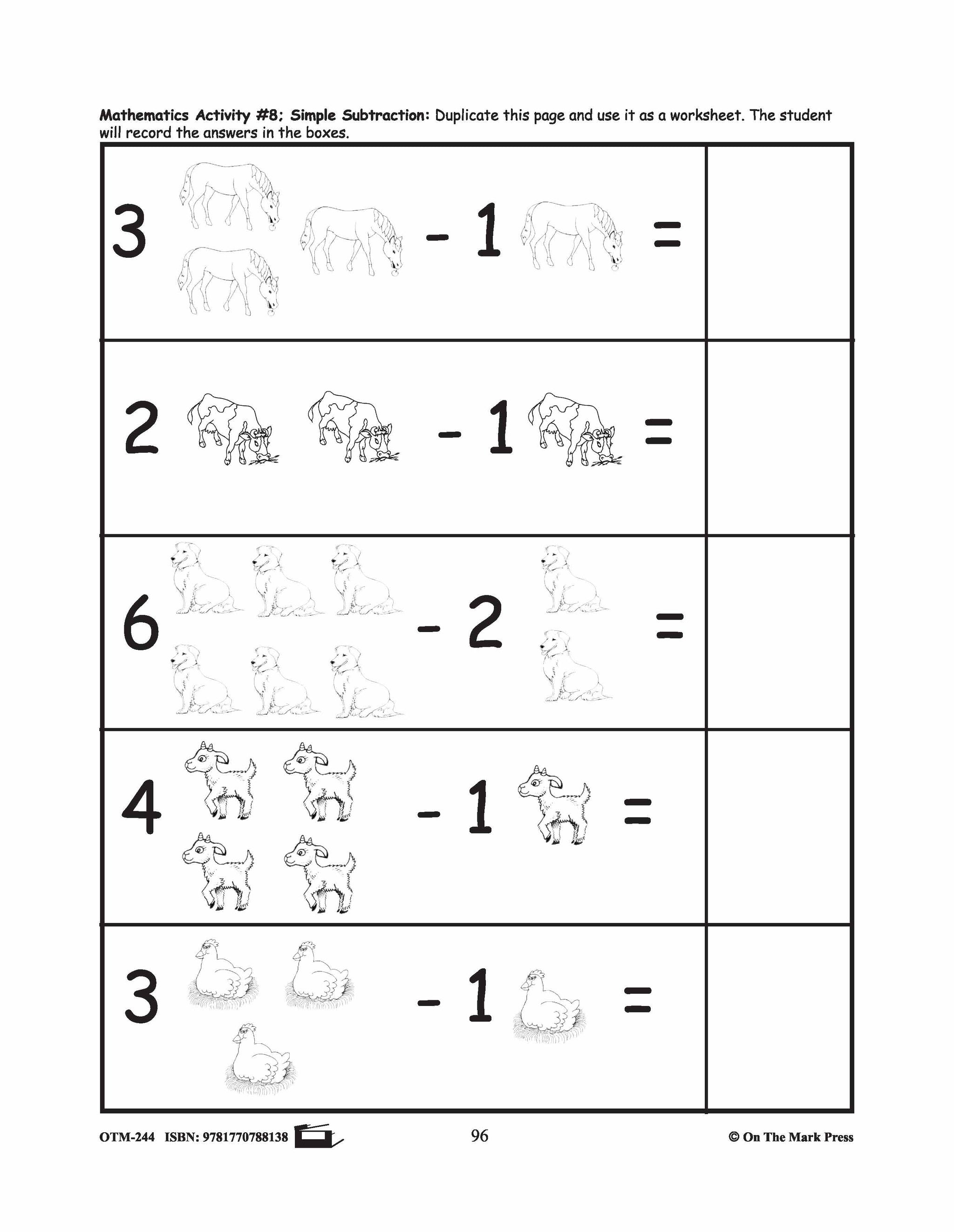 Farmyard Friends - Math Activities Prek-K
