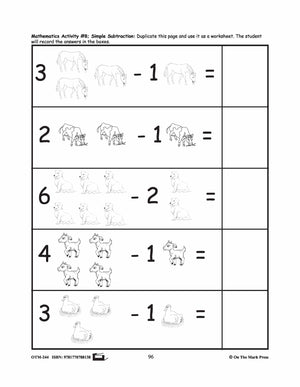 Farmyard Friends - Math Activities Prek-K