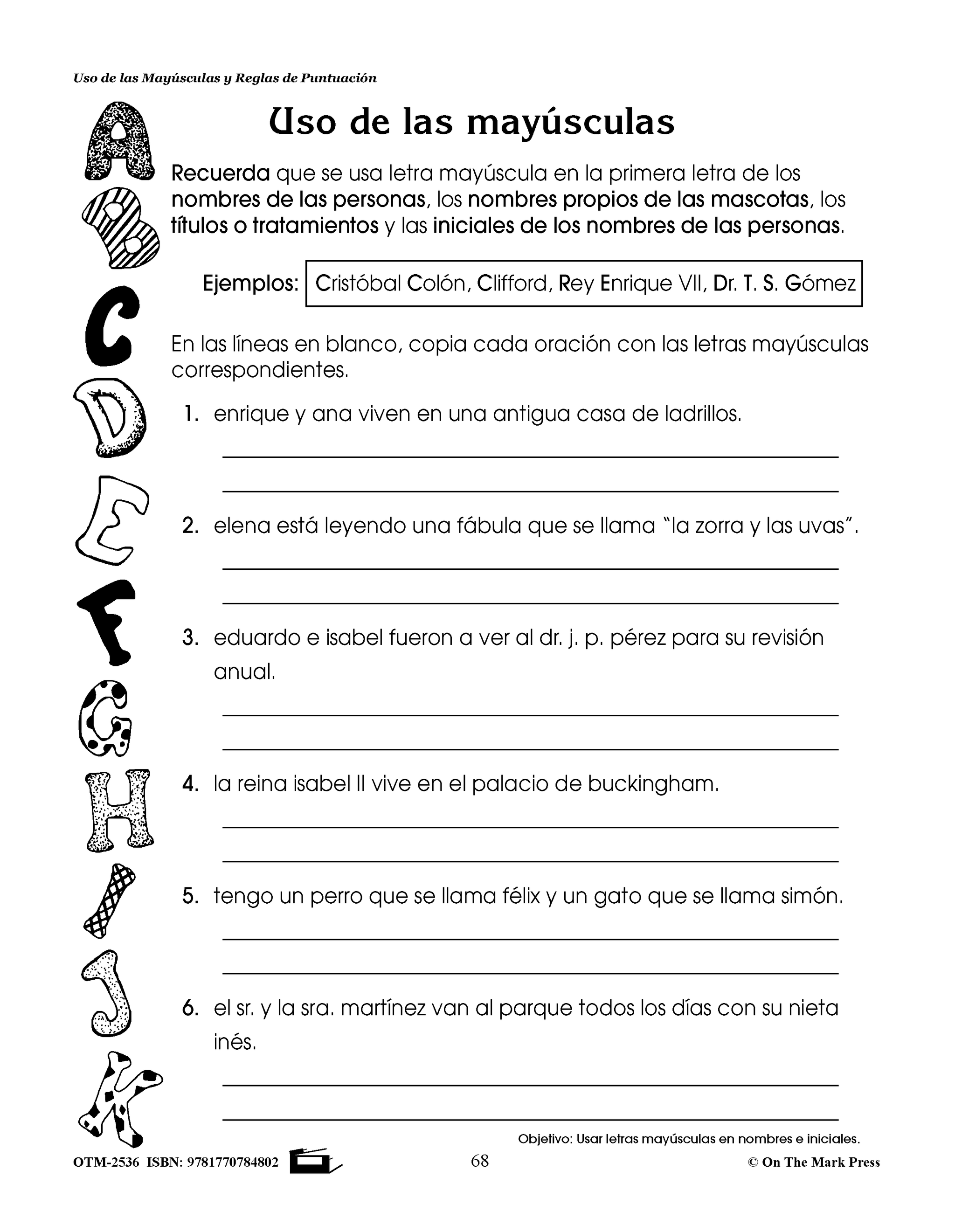 Aprendamos A Leer Y Escribir! Primer A Tereer Grado Grades 1-3 - A Spanish Workbook