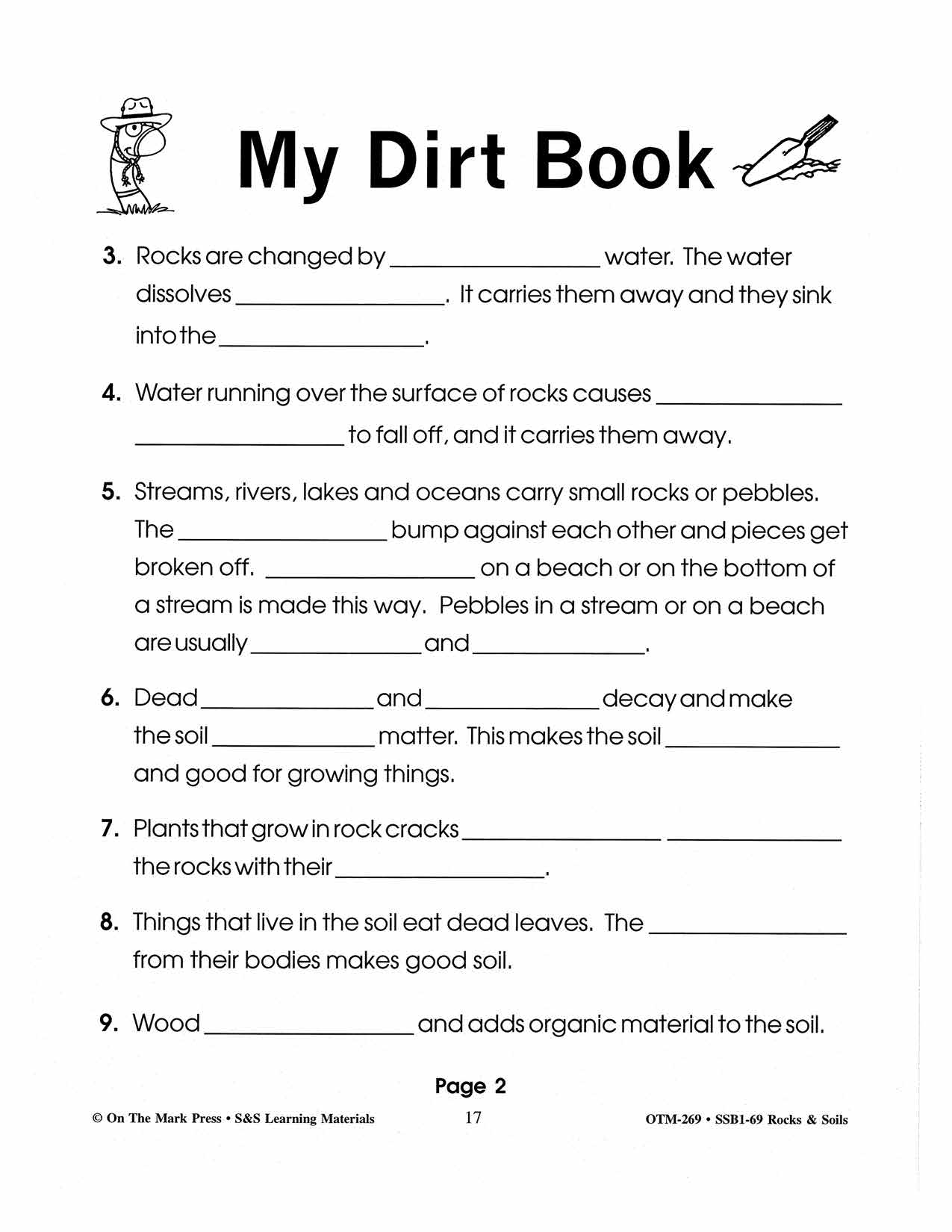 My Dirt Book (soil) Gr. 2-3