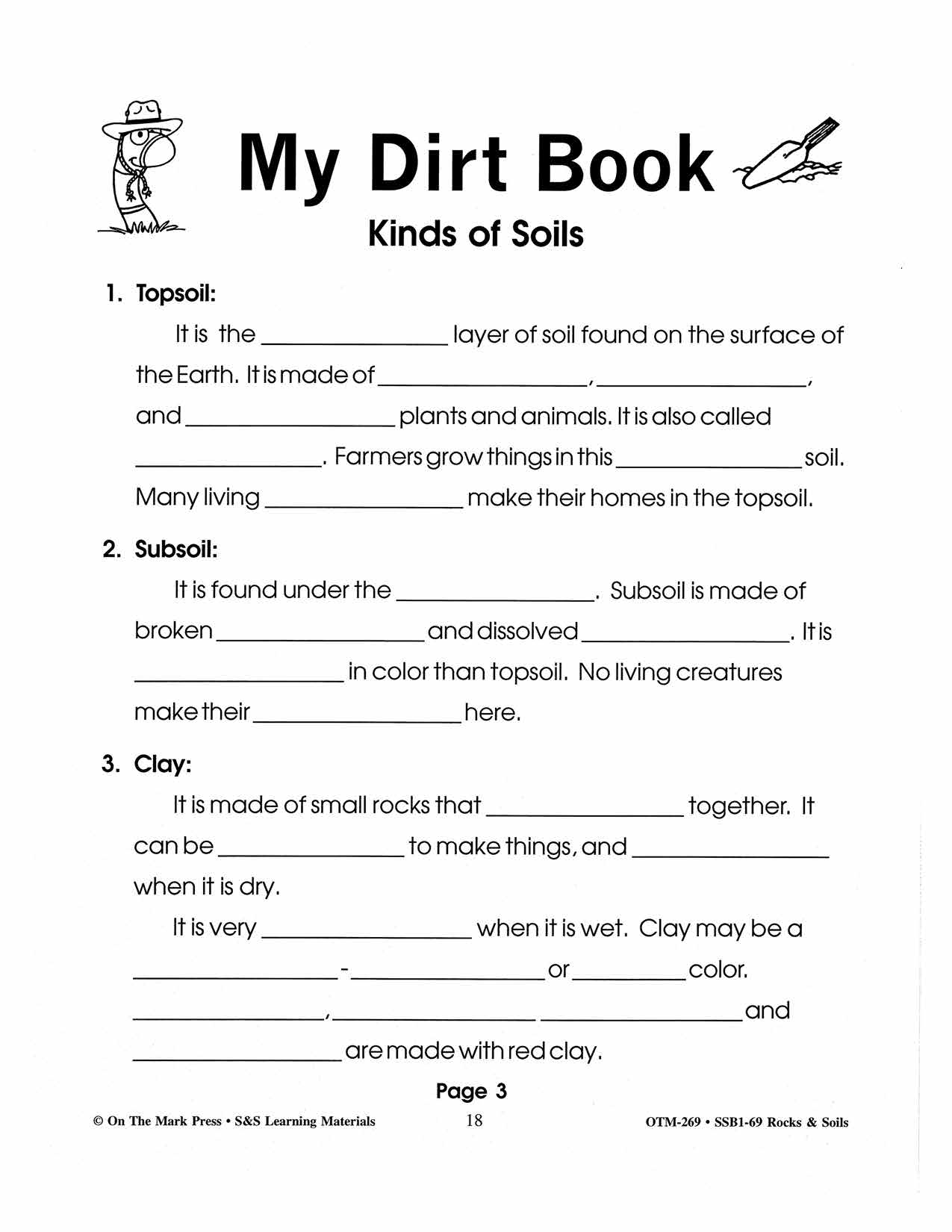 My Dirt Book (soil) Gr. 2-3