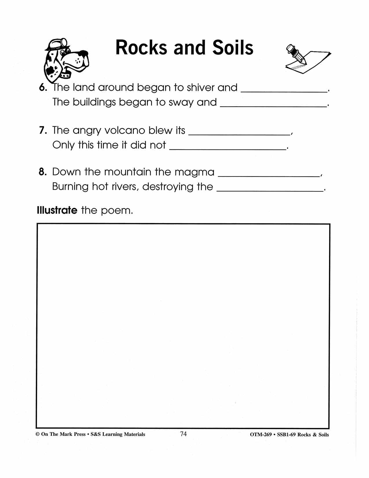 Rocks & Soils Creative Writing Activities Gr. 2-3