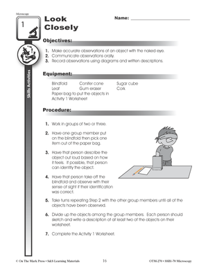 Microscopy Step-by-Step Labs Grade 5+