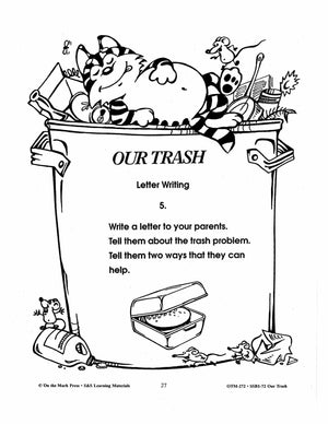 Our Trash Letter Writing Activities Gr. 2-3