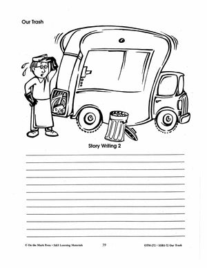 Our Trash 5 Story Writing Pictures Gr. 2-3