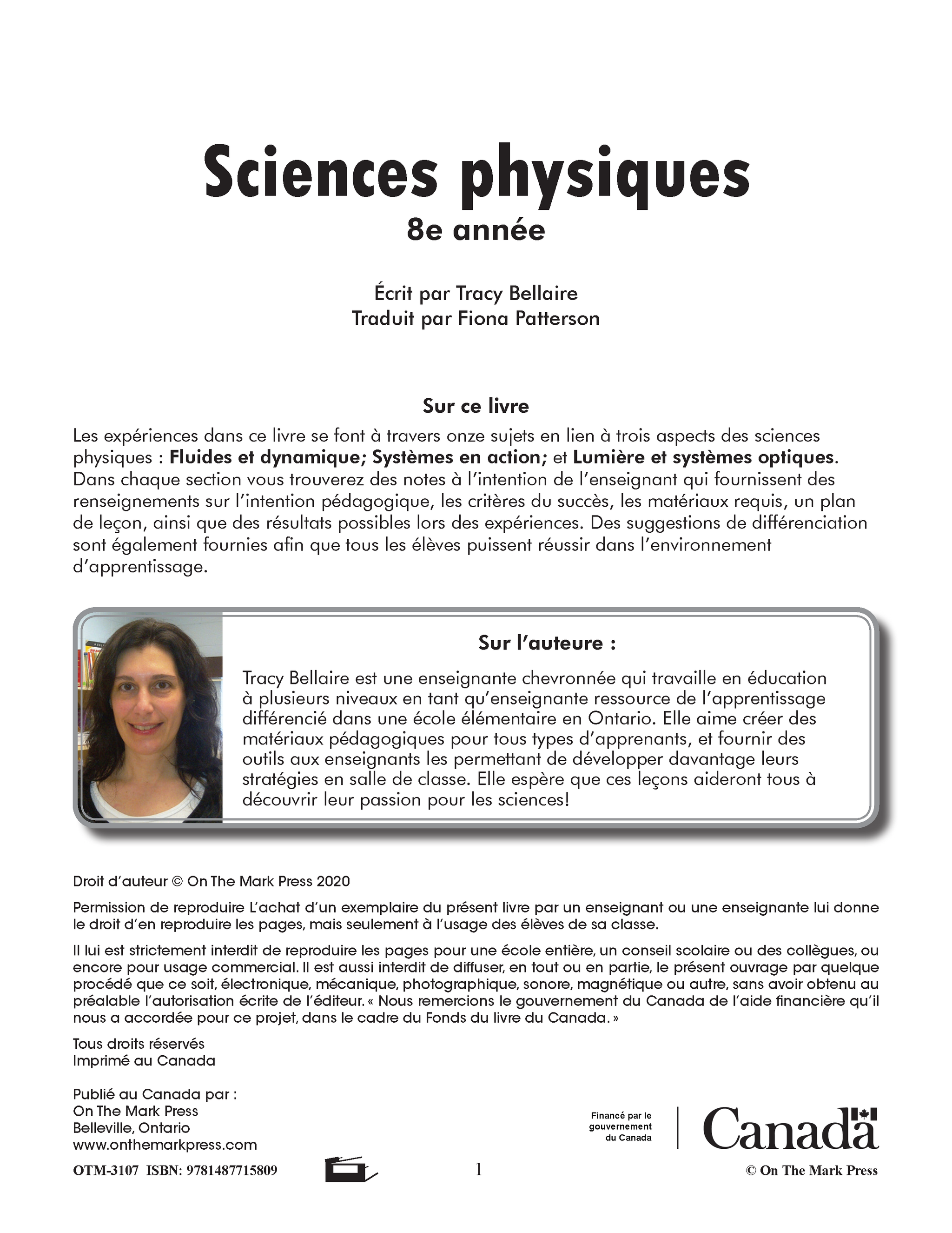 Sciences physiques 8e année
