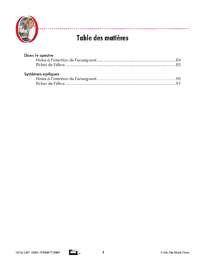 Sciences physiques 8e année