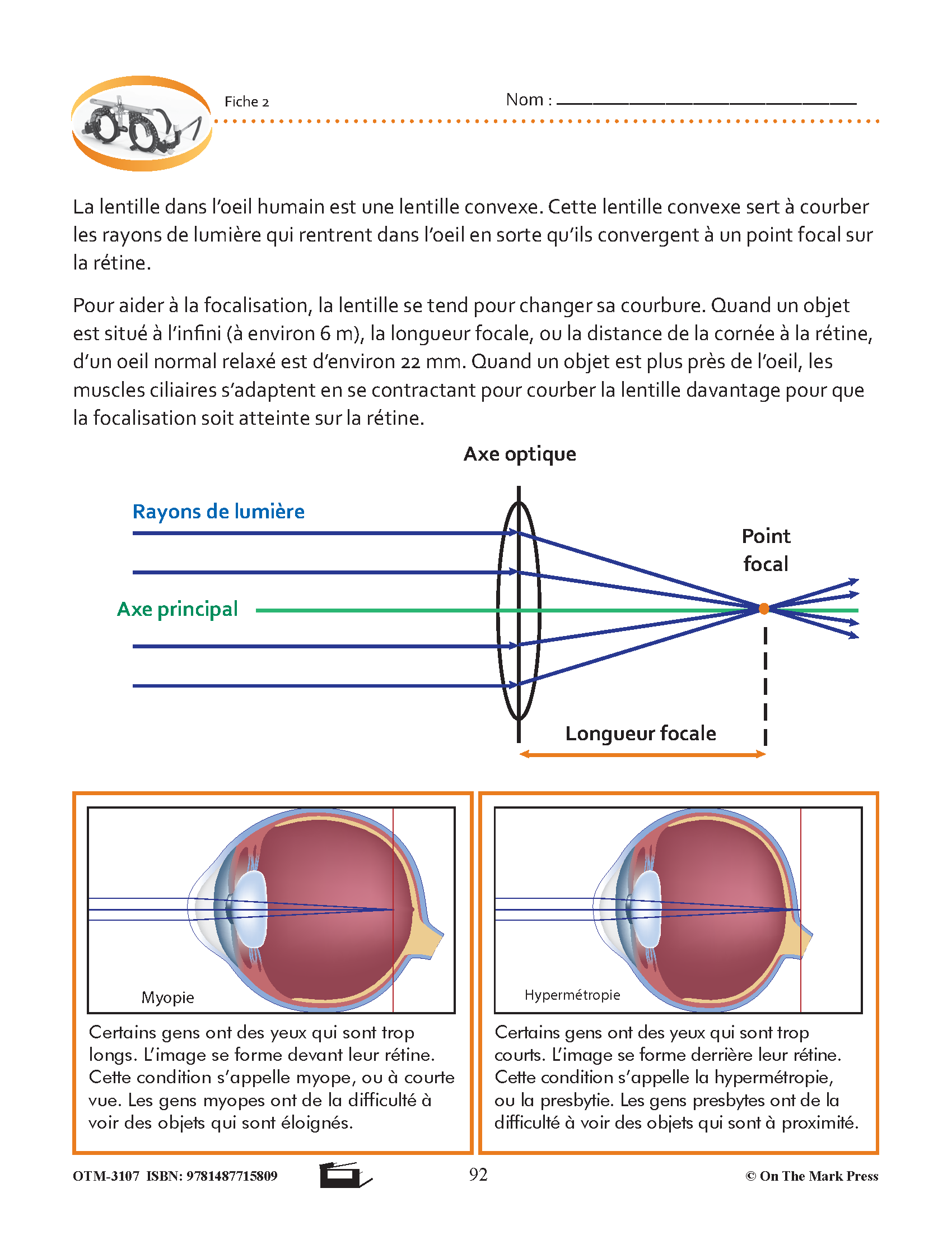 Sciences physiques 8e année
