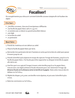 Sciences physiques 8e année