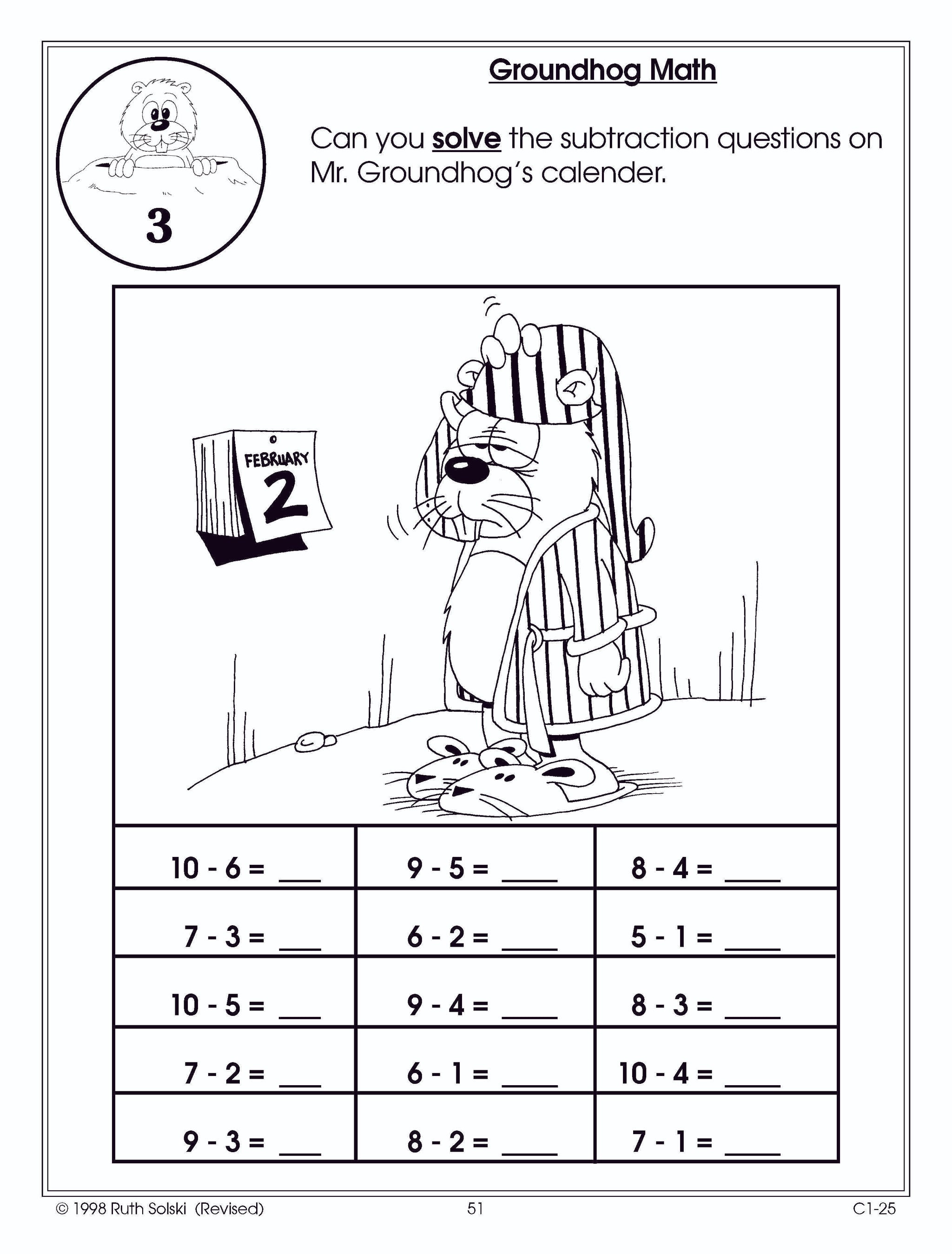 Groundhog Day Grade 1