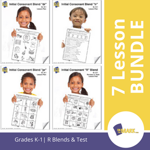 R Blends: 7 Lessons & Test Bundle! Grades K-1