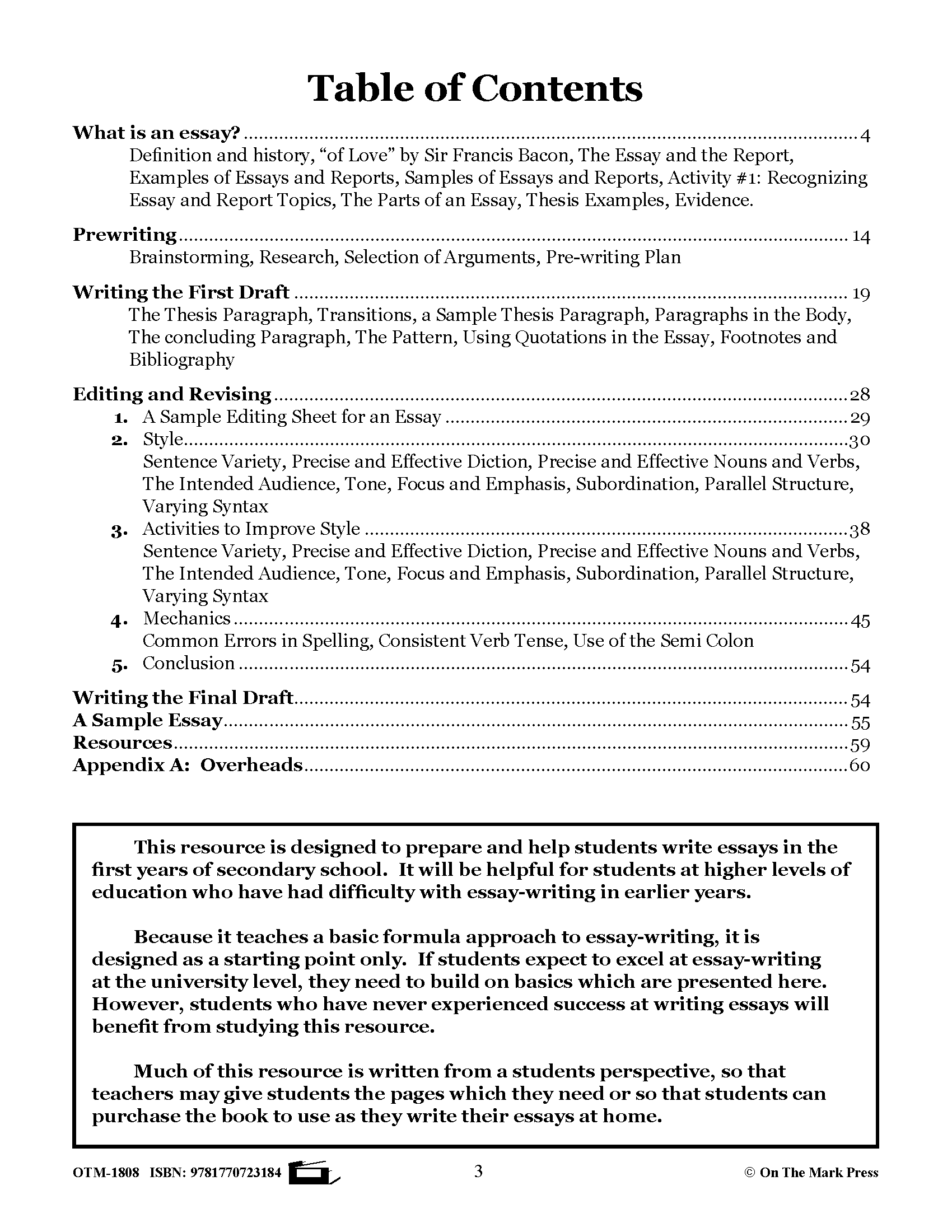 How To Write and Present 4 Book Savings Bundle! (Essay, Paragraph, Composition)