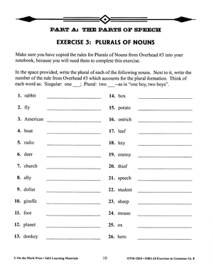 Exercises in Grammar 3 Book Savings Bundle! Grades 6-8