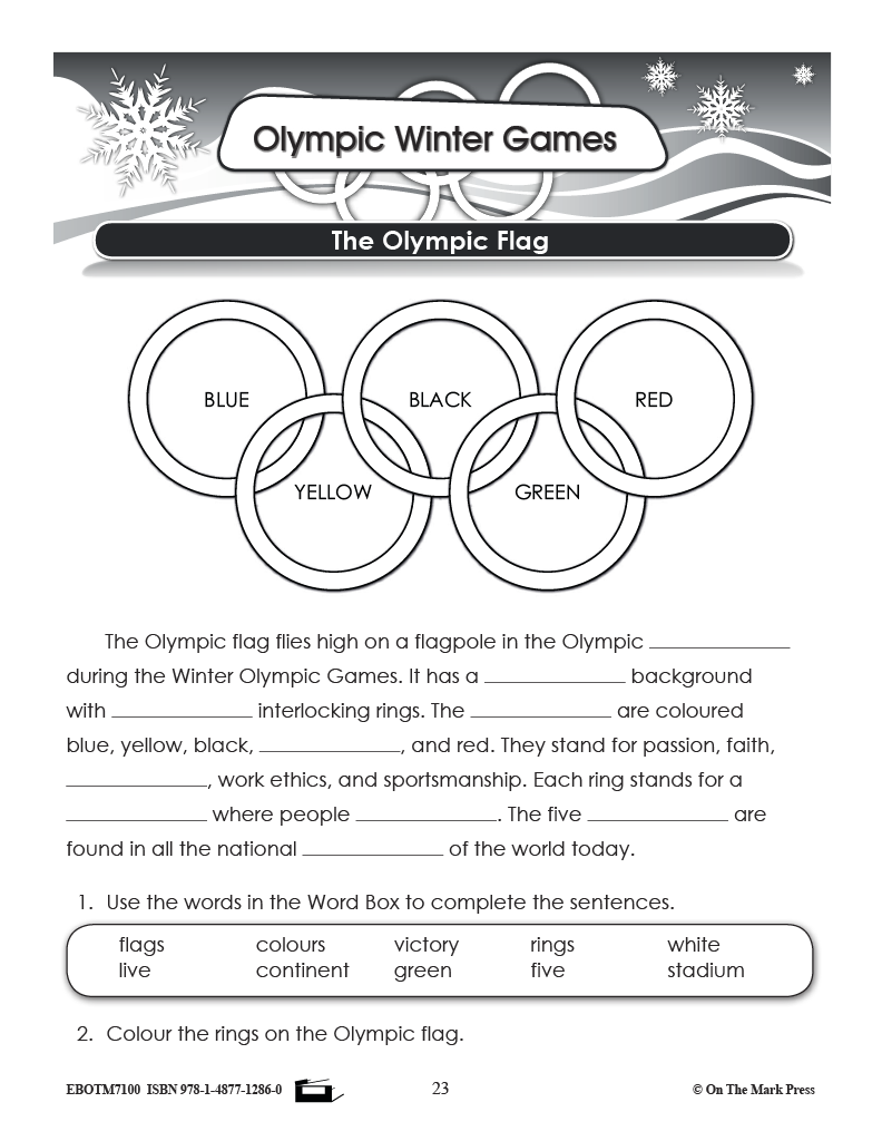 All About the 2022 Beijing Winter Olympics Grade 2-3