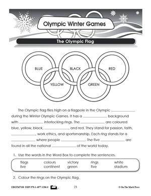 All About the 2022 Beijing Winter Olympics Grade 2-3