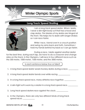 All About the 2022 Beijing Winter Olympics Grade 2-3