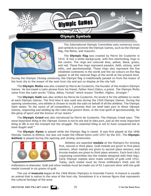 The 2022 Beijing Winter Olympics Grade 4-8