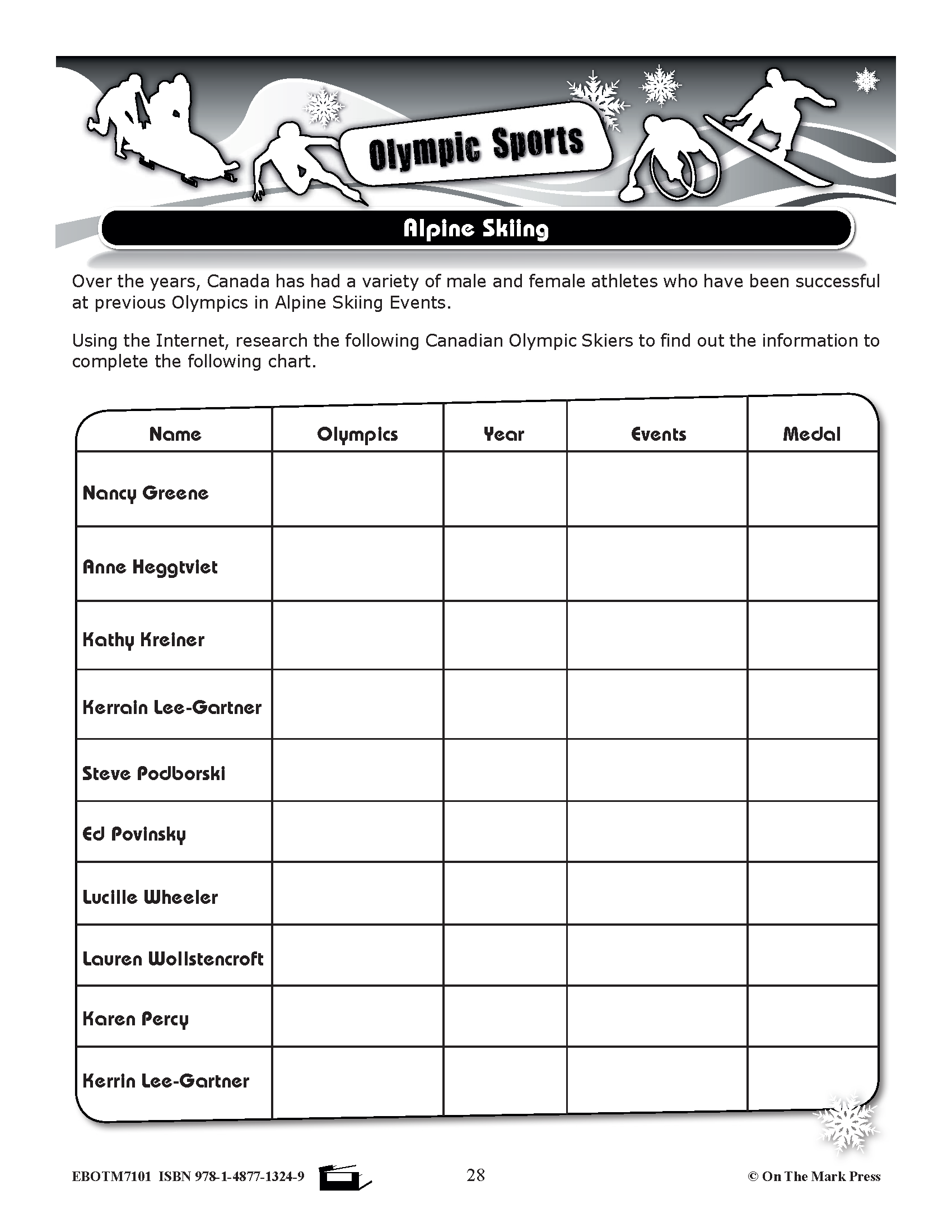 The 2022 Beijing Winter Olympics Grade 4-8