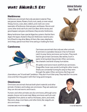 Animal Behavior Activities Grades 3+