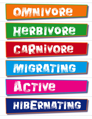 Animal Photo Activity Cards & Classification Labels Grades 3+