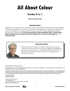 All about Colour Grades K-1