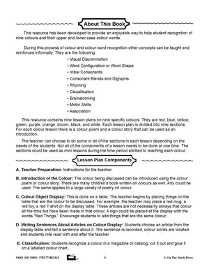 All about Colour Grades K-1