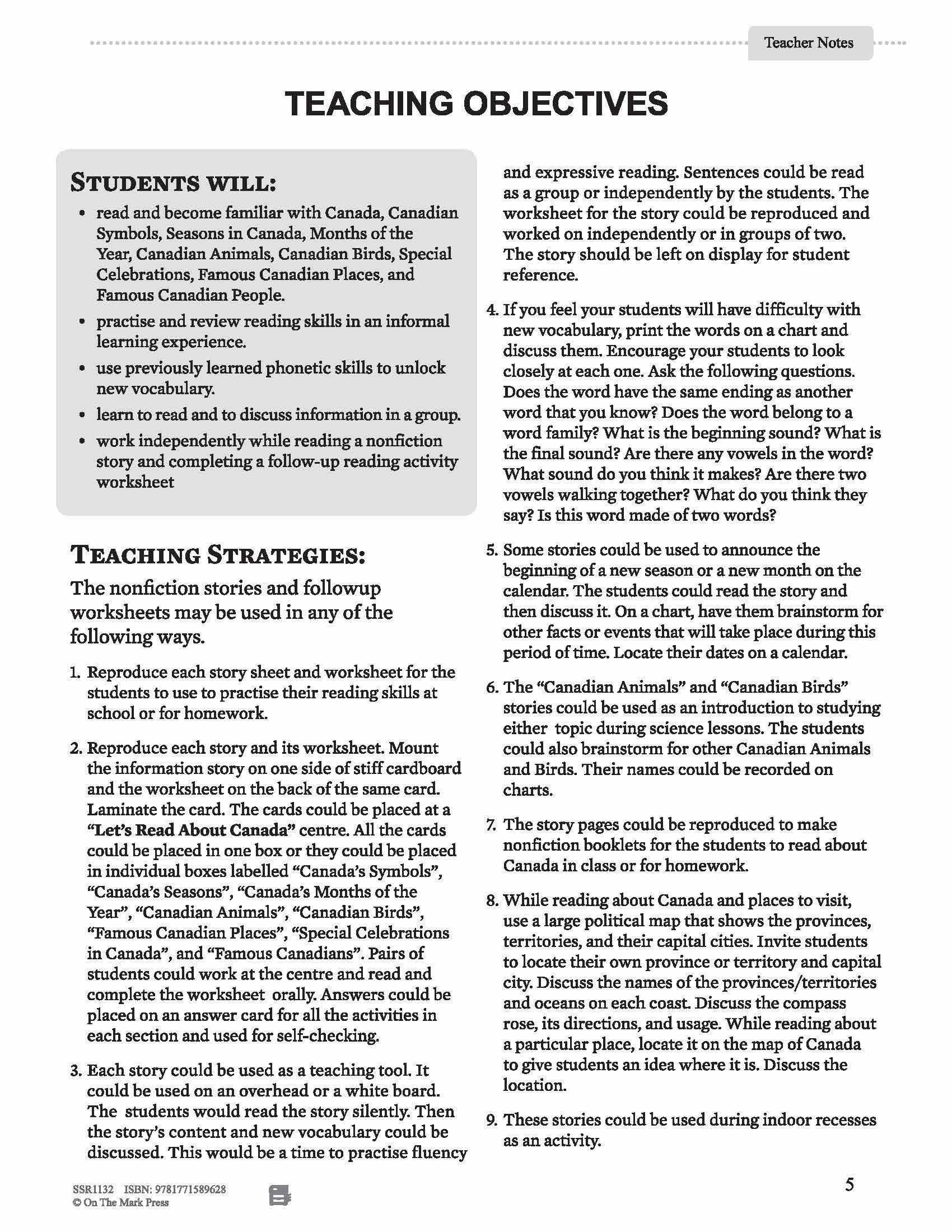 Groundhog Day in Canada Reading Lesson Grades 1-2