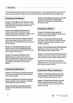 Autumn in Canada Reading Lesson Grades 2-3