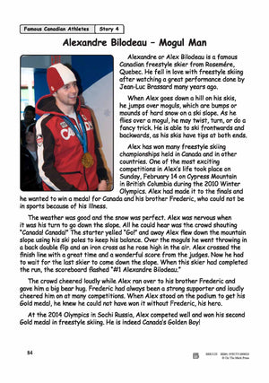 Alexandre Bilodeau - Mogul Man Reading Lesson Grades 2-3