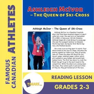 Ashleigh McIvor - The Queen of Ski-Cross Reading Lesson Grades 2-3
