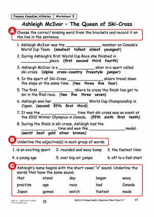 Ashleigh McIvor - The Queen of Ski-Cross Reading Lesson Grades 2-3