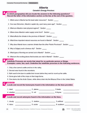 Alberta Reading Lesson Grades 6-7