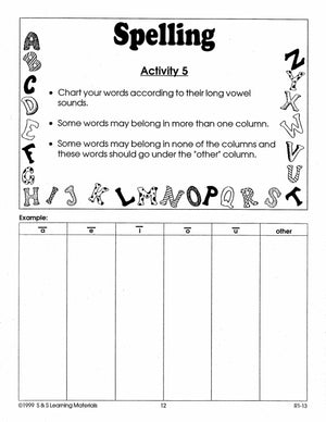 Multi-Level Canadian Spelling Program Grade 3-5