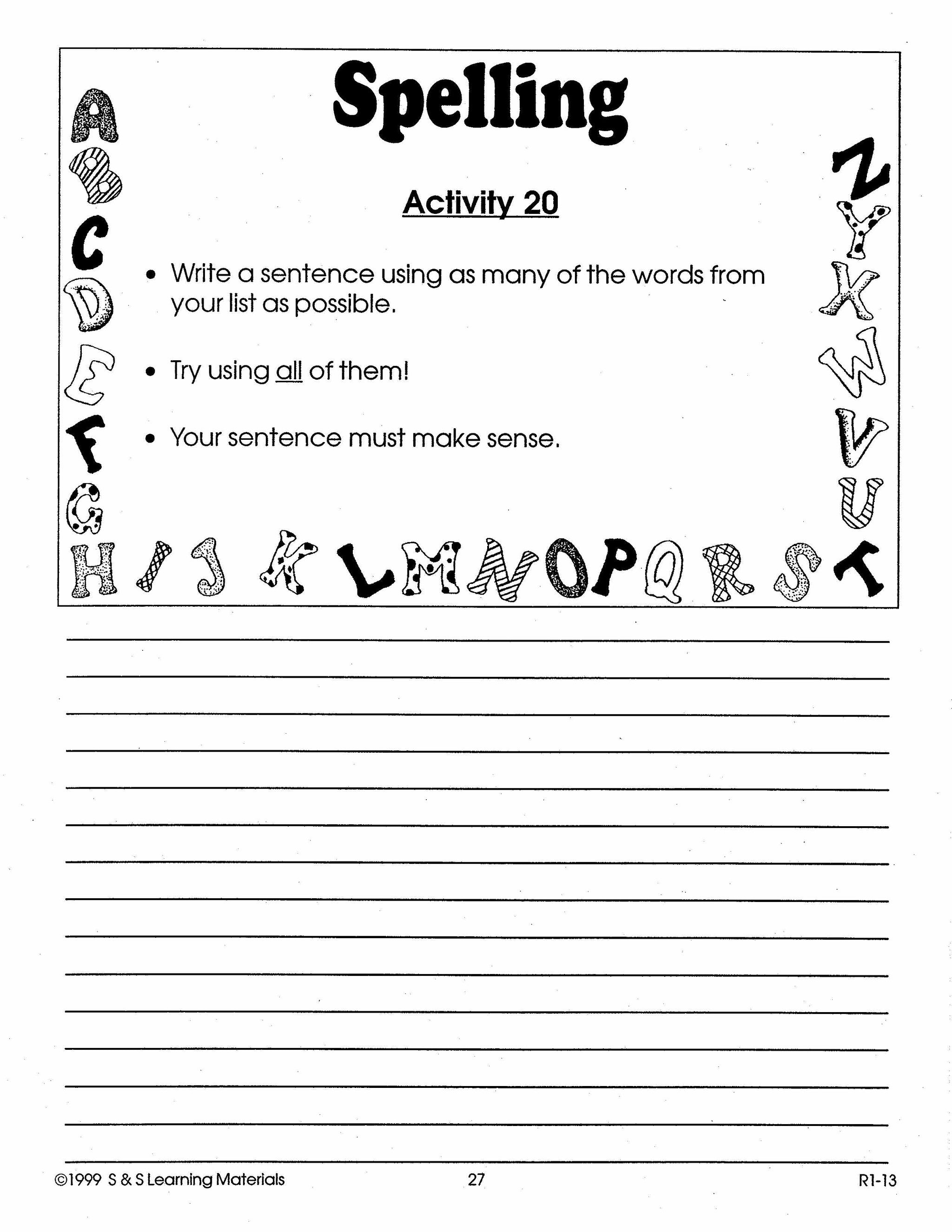 Multi-Level Canadian Spelling Program Grade 3-5