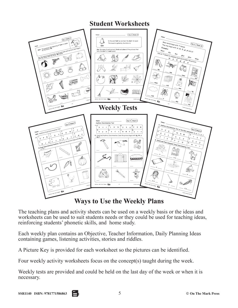 Canadian Daily Phonics Grade 1  | Consonants | Vowels | Blends