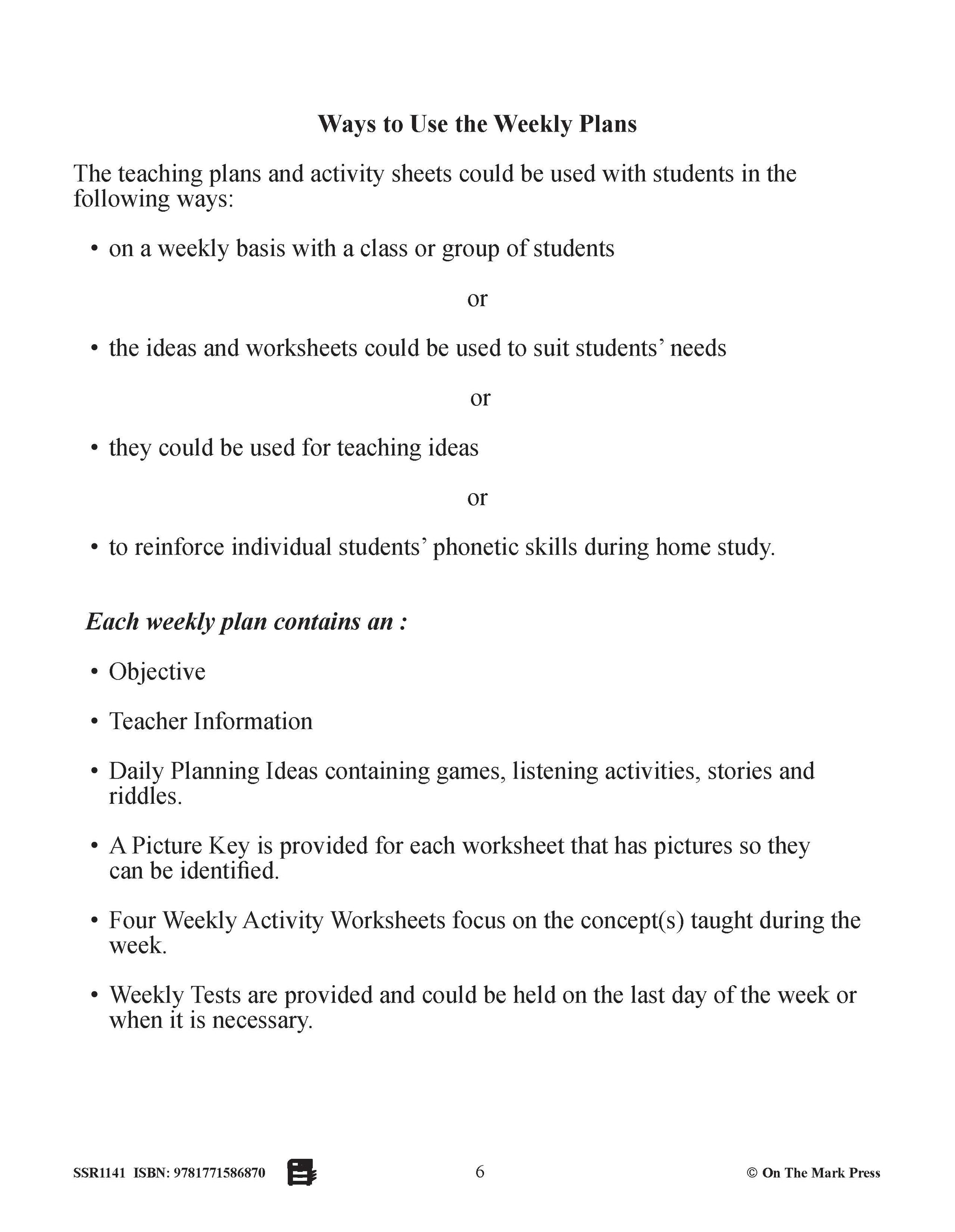 Canadian Daily Phonics Worksheets Gr 2 | Daily Phonics | Consonants | Vowels | Blends | Digraph