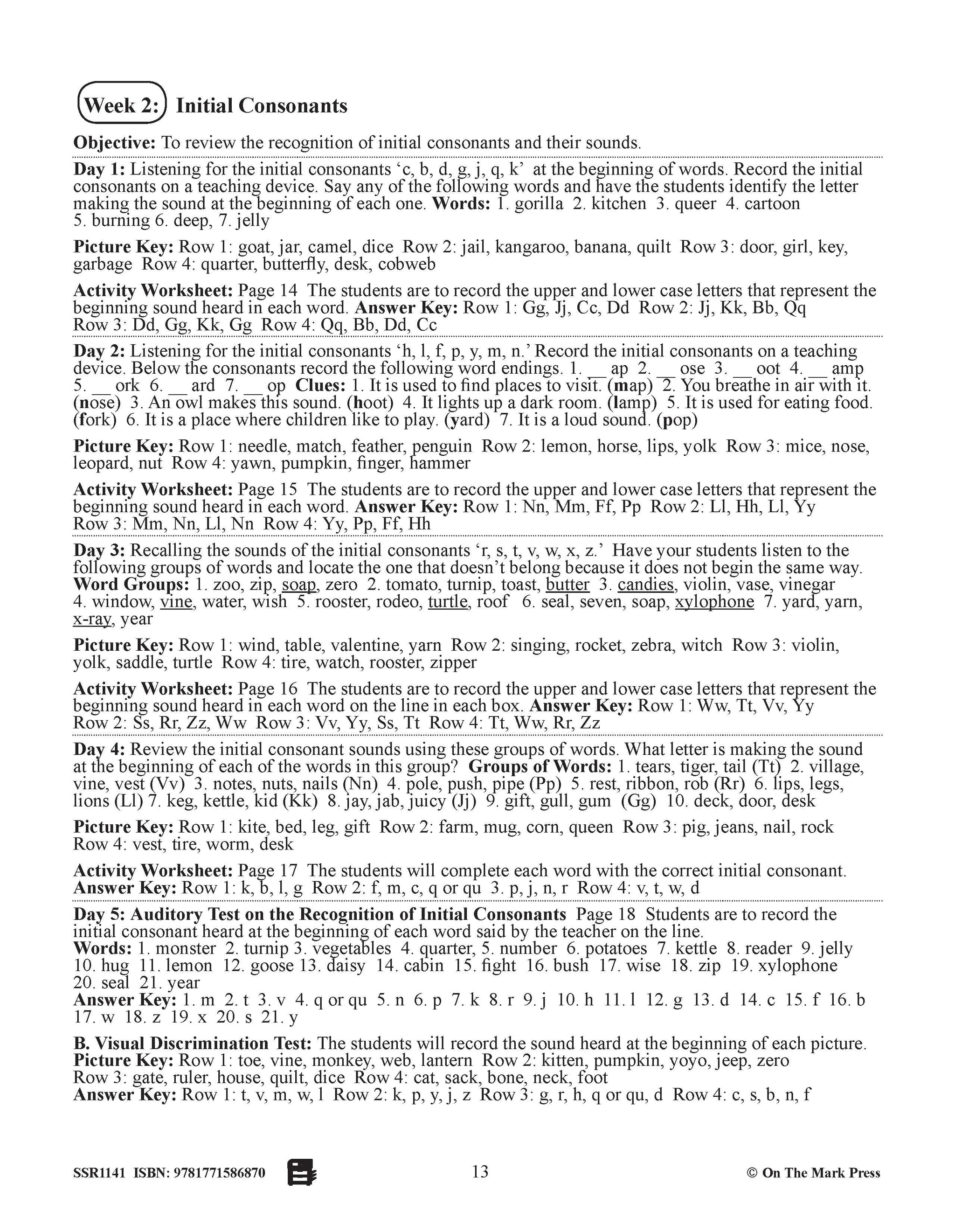 Canadian Daily Phonics Worksheets Gr 2 | Daily Phonics | Consonants | Vowels | Blends | Digraph