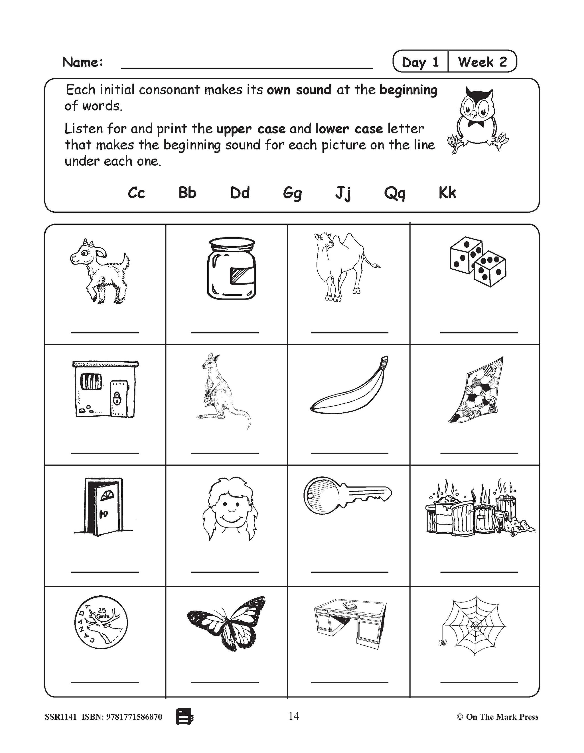 Canadian Daily Phonics Worksheets Gr 2 | Daily Phonics | Consonants | Vowels | Blends | Digraph