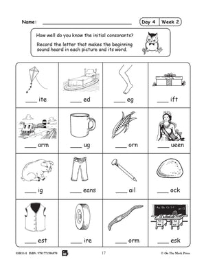 Canadian Daily Phonics Worksheets Gr 2 | Daily Phonics | Consonants | Vowels | Blends | Digraph